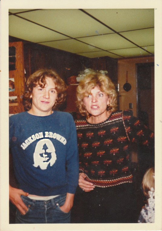 Me and Mama Annie, back in the day