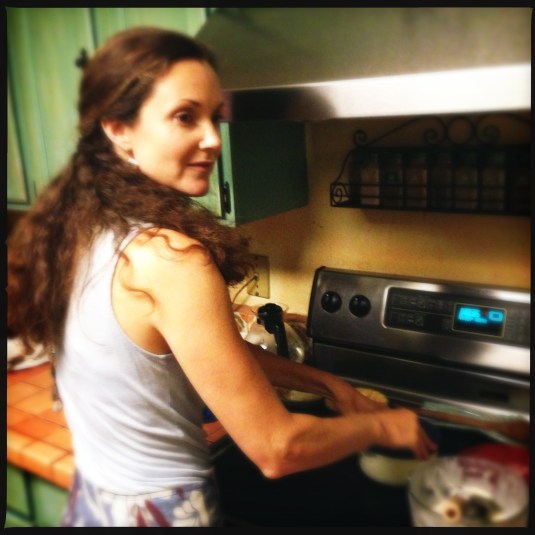 Shirley in her kitchen