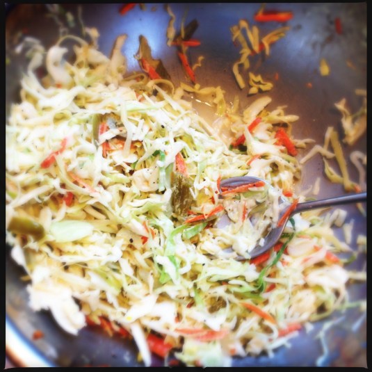 Cole slaw ala Attempts in Domesticity