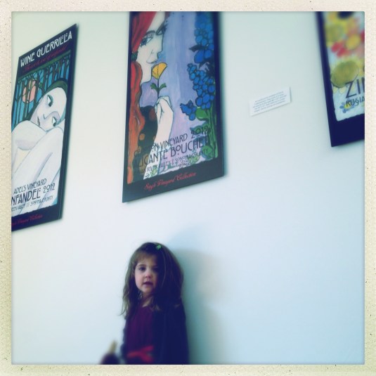 Imogen in the tasting room