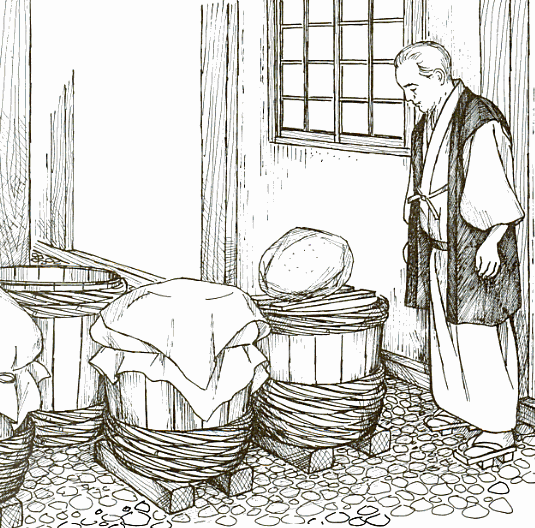 Guy lost in wonder at the miracle of fermentation