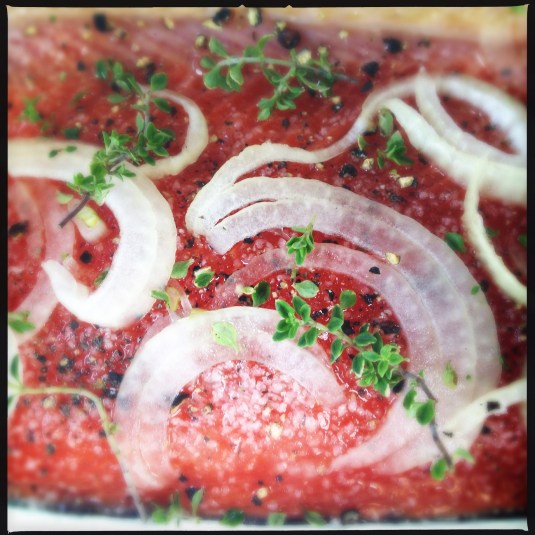 Sockeye salmon curing