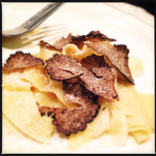 Tagliatelle with fresh Perigord truffle