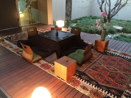 The kotatsu on the bridge