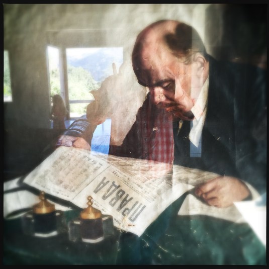 Lenin on Olga's wall