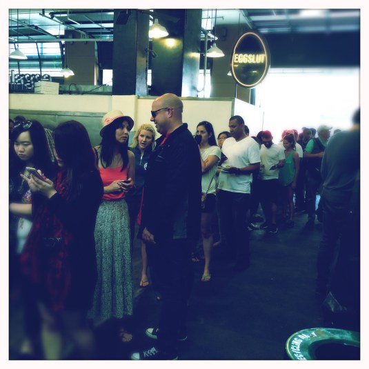 The queue for the Eggslut