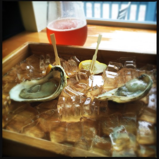 MDI oysters at Peekytoe Provisions