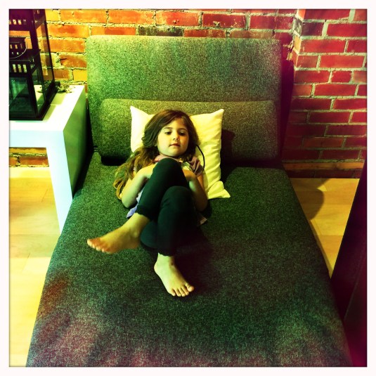 Imogen makes herself at home