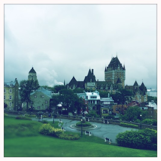 View on Château Frontenac from the Plains of Abraham
