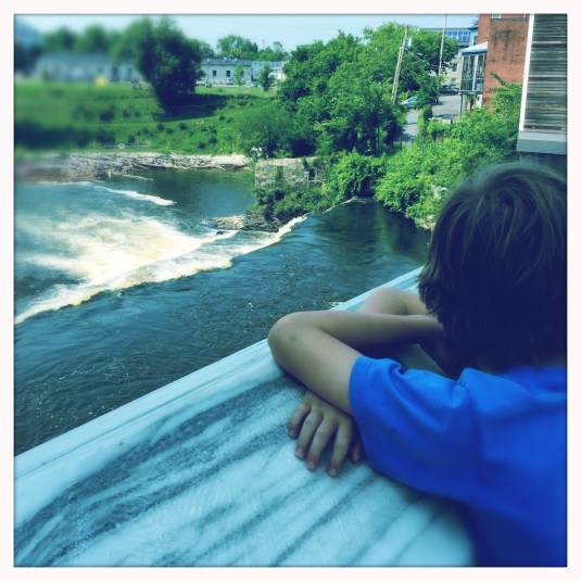Flynn overlooking Otter Creek