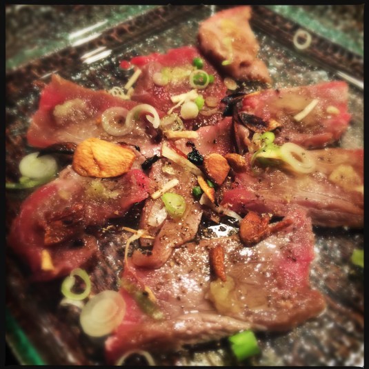 Japanese-style carpaccio