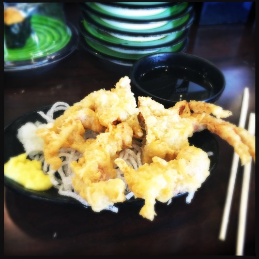 Tempura softshell crab at Kula in Sawtelle Japantown