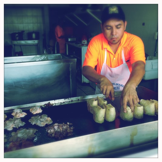 The grill at Tacon de Marlin.