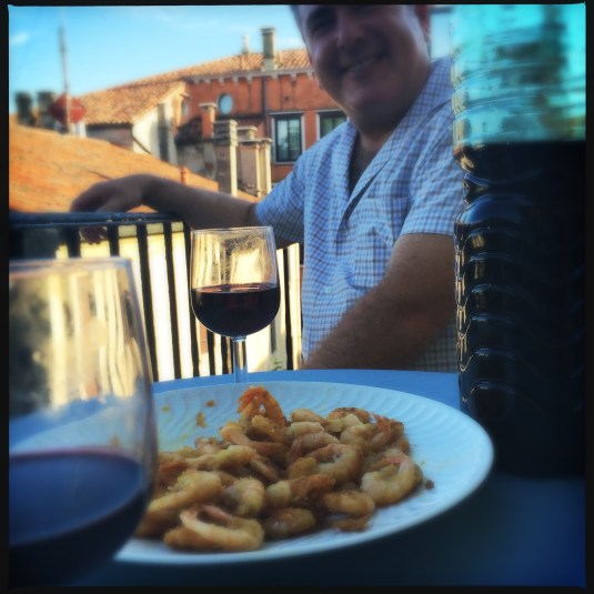 Donnie enjoys gambetti