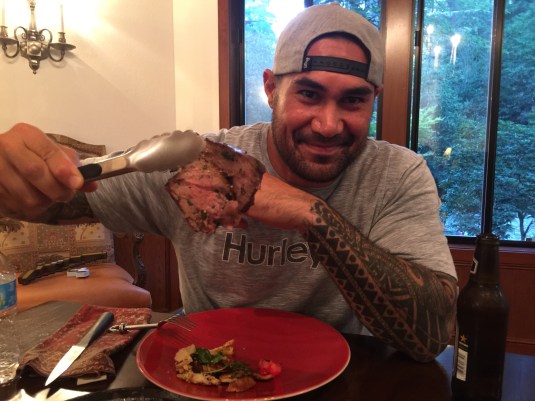 Lofa and his steak